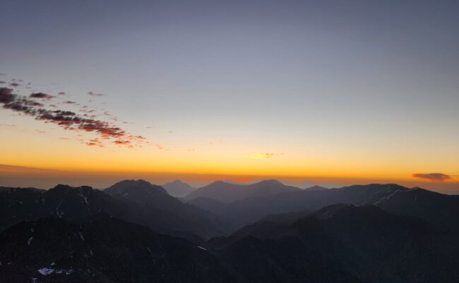 Sunrise from Toubkal